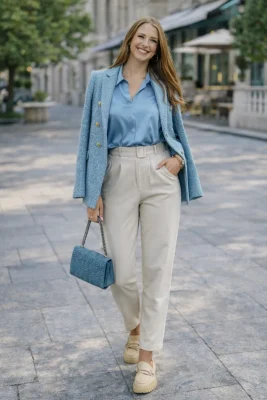 Zara új magas derekú hosszú elegáns nadrág övvel