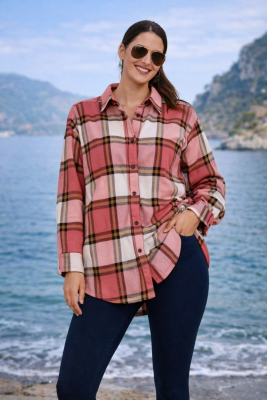 Zara piros kockás ing
