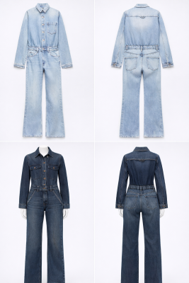 Zara sötétkék hosszú farmeroveráll