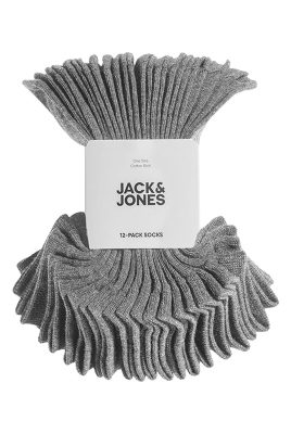 Jack & Jones szürke alacsony zokni