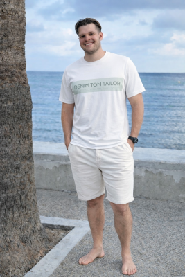 Tom Tailor ecrü póló