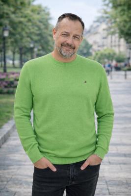 Tommy Hilfiger lime zöld pulóver